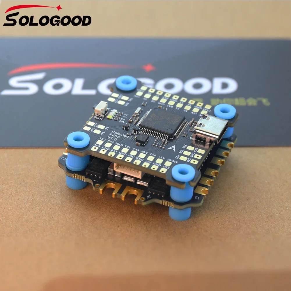 SoloGood F405 55A Stack 30.5X30.5mm ICM42688P BLS55A 4in1 ESC 2-6S FC&ESC iNAV Betaflight Configure 6