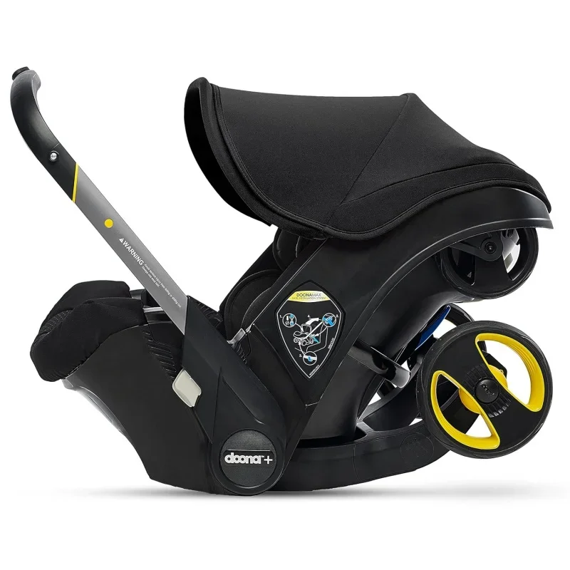 Infant Car Seat infant car seat & Latch Base-Rear Facing Car Seat to Stroller in Seconds-US Version Nitro Black