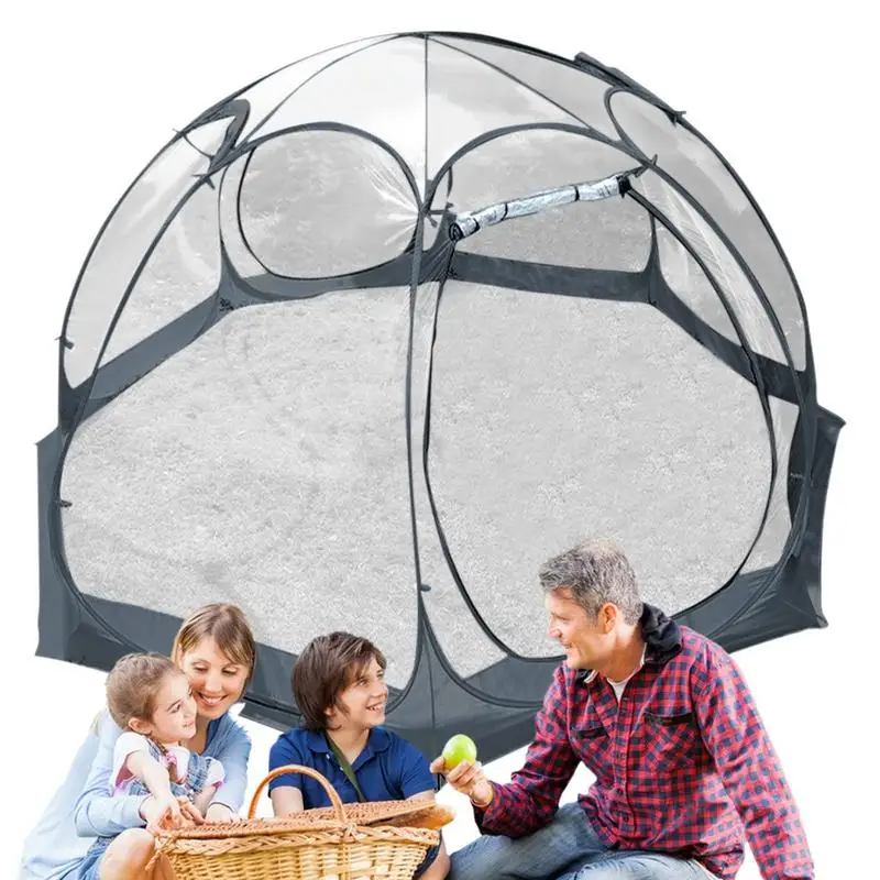 

Transparent PVC Sun Room Bubble House double door design Outdoor Camping Celebrity Courtyard Yurt Waterproof Ball Homestay