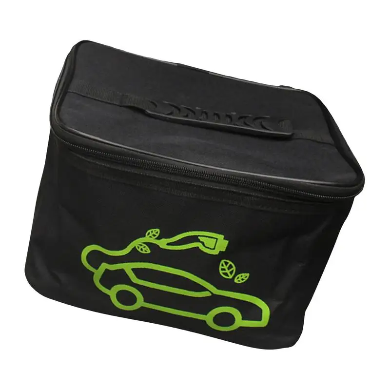 

EV Cable Storage Bags Car Charging Cable Storage Bag Waterproof Jumper Cable Bag EV Cables Cords And Hoses Organizer Case