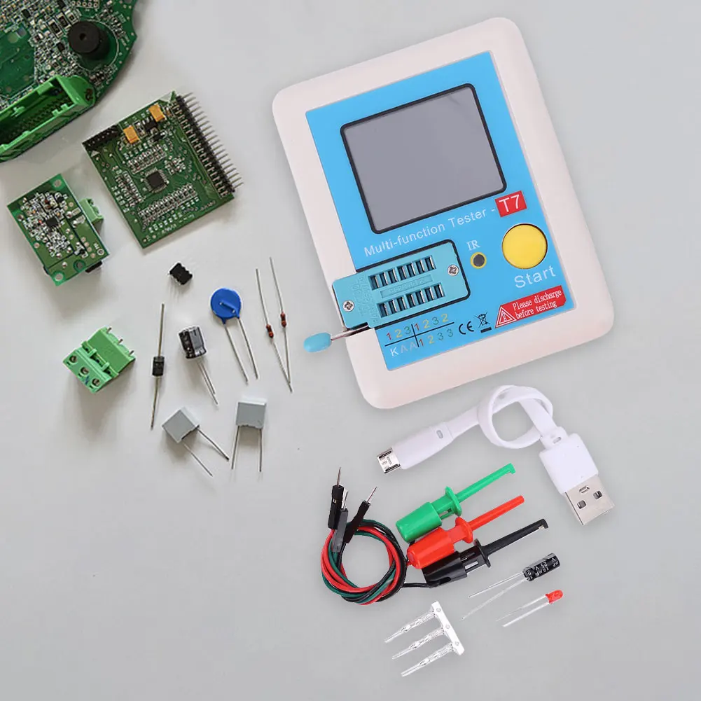 LCR-T7 Ʈ ׽ LCD ÷ TFT ̿ Ʈ̿ ĿнϽ 跮, LCR ESR NPN PNP MOSFET ĳн  ׽Ʈ 跮