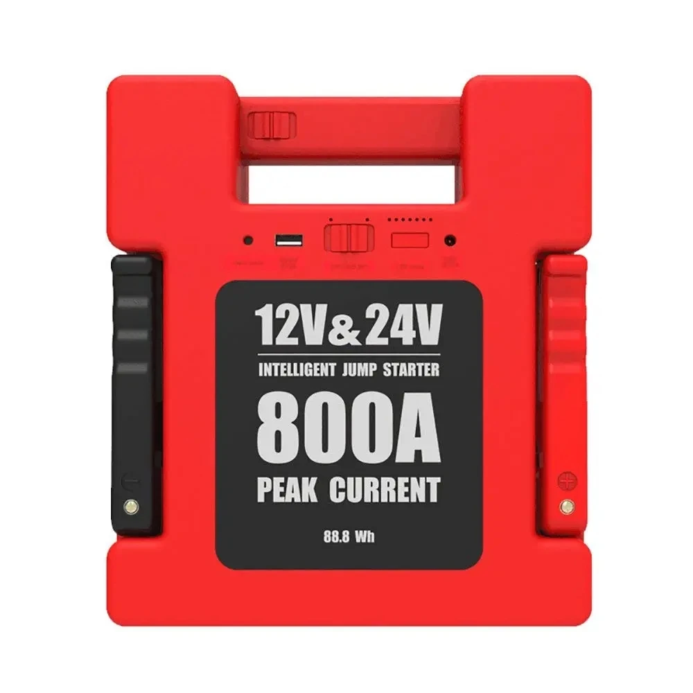 Car Starter 6000A 998000mAh Cars And Trucks 12v 24v Emergency Portable battery power booster jump starter industrial vehicles