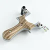 Laser Aiming Metal Slingshot Outdoor Hunting Shooting Slingshot Competition Game Catapult Rubber Band Target Paper Set 6