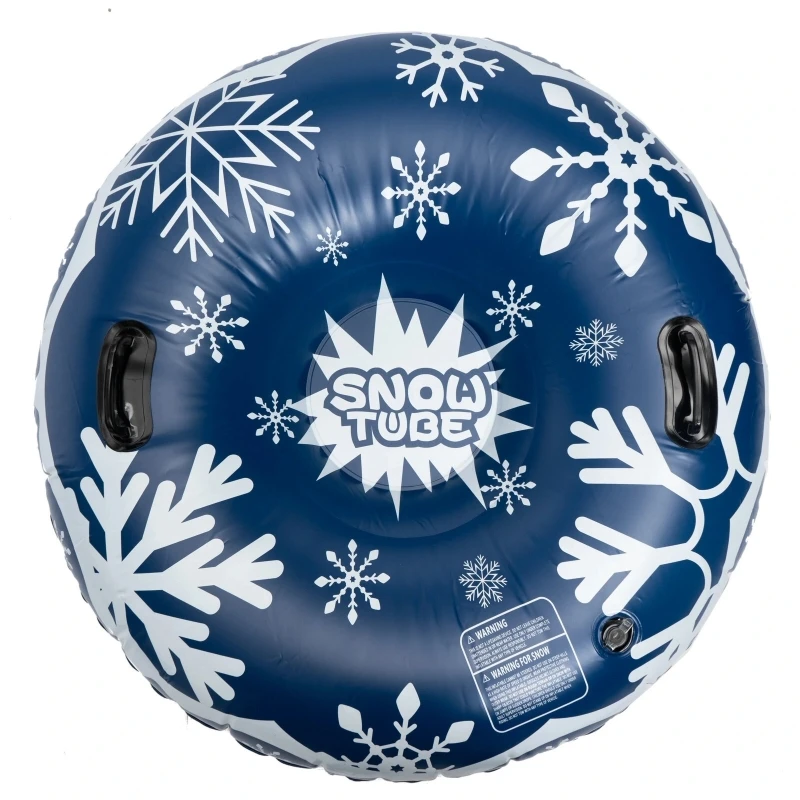 

Snowflake Inflatable Snow Ski Circle Parent-Child Large Size Snow Tube With Handle PVC Sled Skiing Equipment Accessories