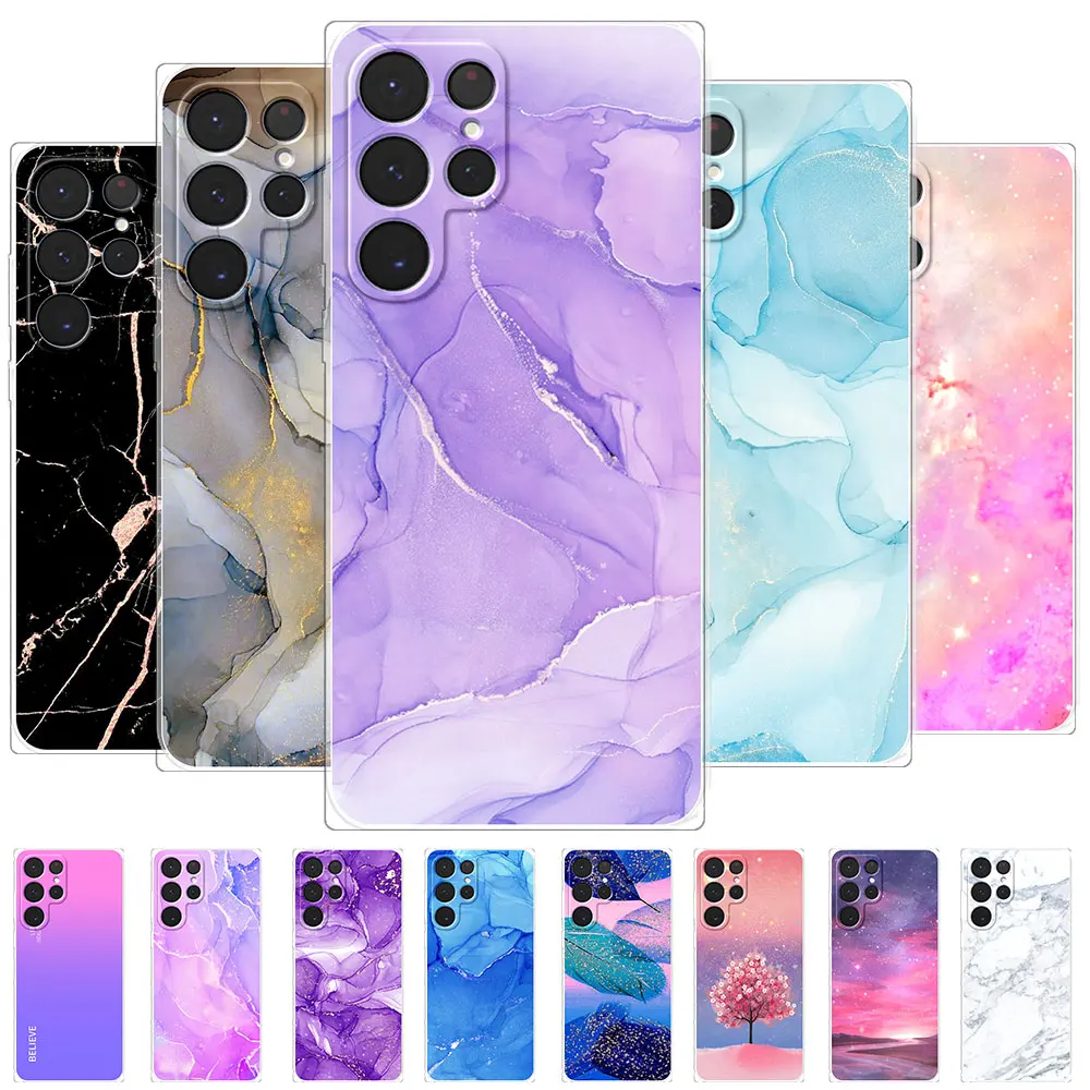 Per Samsung S22 Ultra Cover Cover Fashion Back Case Per Samsung Galaxy S22 Silicone Soft Bumper Per Samsung S22 Plus Fundas Coque
