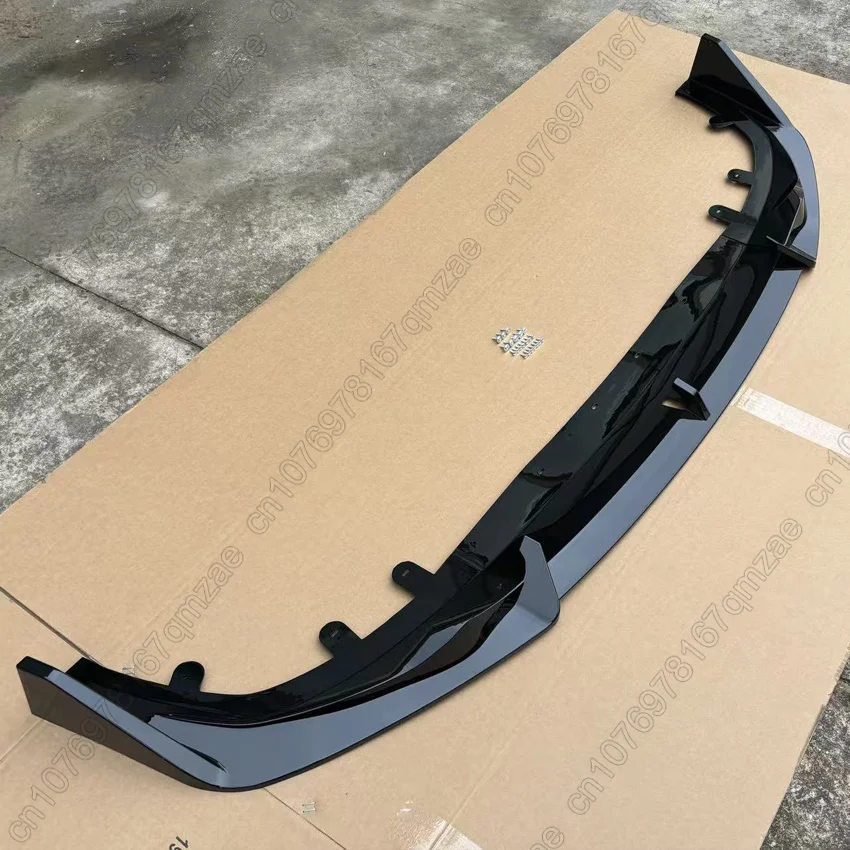 BMW 3 시리즈 G20 G21 LCI 330e 330i M340i 320i 2022-2026 튜닝용 글로스 블랙 자동차 프론트 범퍼 립 에어 스플리터 턱 바디 키트