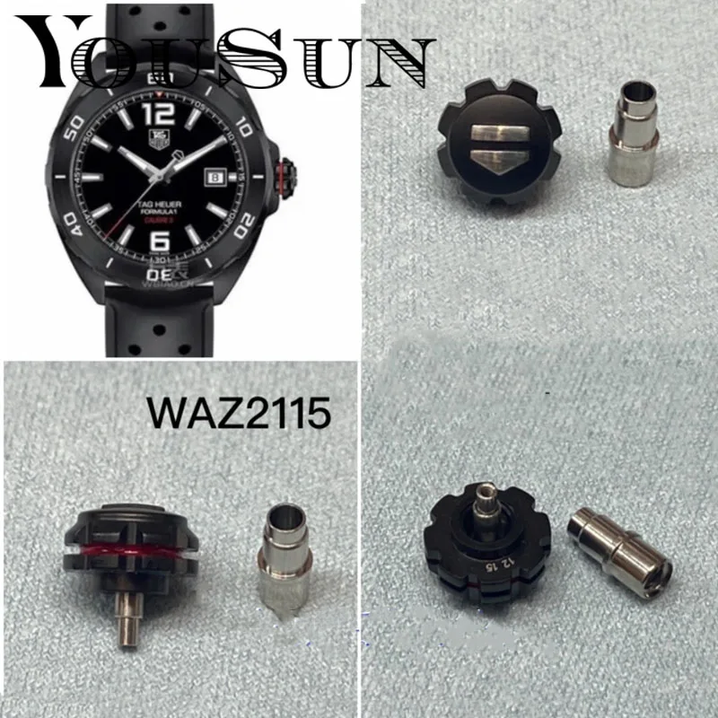 Per Tag Heuer F1 Waz2115 Maniglia A Testa Di Vite Maniglia A Corona Accessori Per Orologi Con Asta