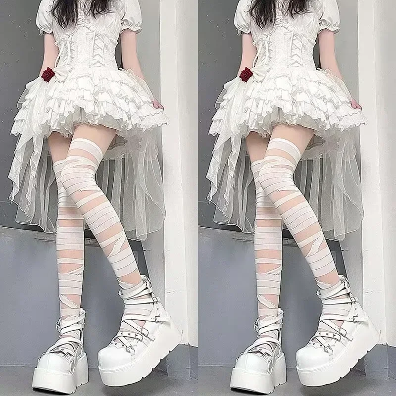รูปสินค้า ถุงน่องลายเซ็กซี่ ความยาวสูง สำหรับสาวๆ ทุกสไตล์