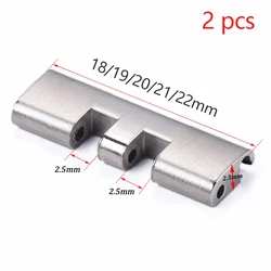 Versatile Flat Curved End Strap Connector (For Jubilee B - 19mm)