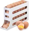 Egg Holder for Fridge, Egg Dispenser Auto Rolling Egg Tray Storage and Organizer, Space-Saving Egg Roller for Refrigerator 1
