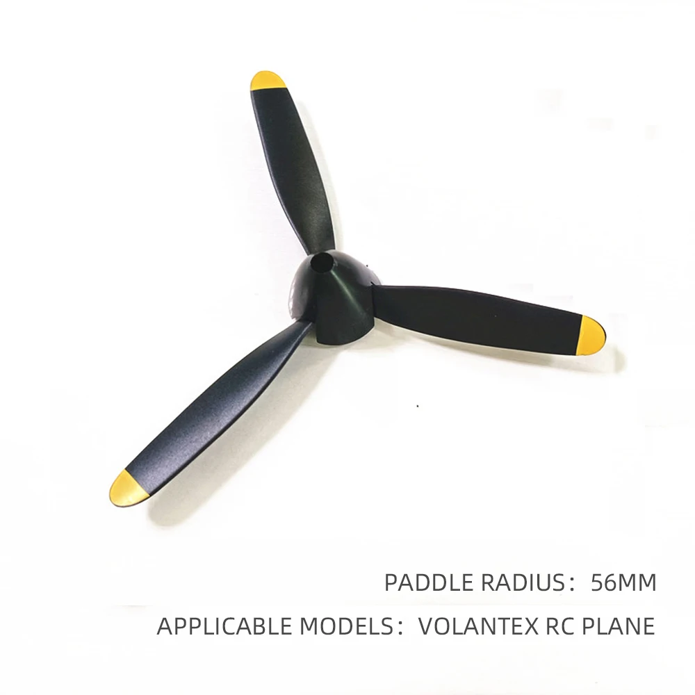 Volantex RC 3 Blades Propeller for 761-5 P-51D, 761-8 F4U, 761-9 T28, 761-11 BF109, 761-12 Spitfire ,761-13  P40,761-15 RC Plane 6