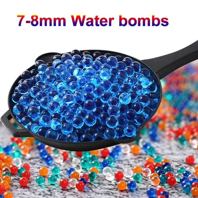 10000pcs Water Bullets Gel Ball For Gel Blaster Gun 7-8 Mm Water Balls Splater Ball Blaster Bullets Water Beads CS Soft Bullets 2