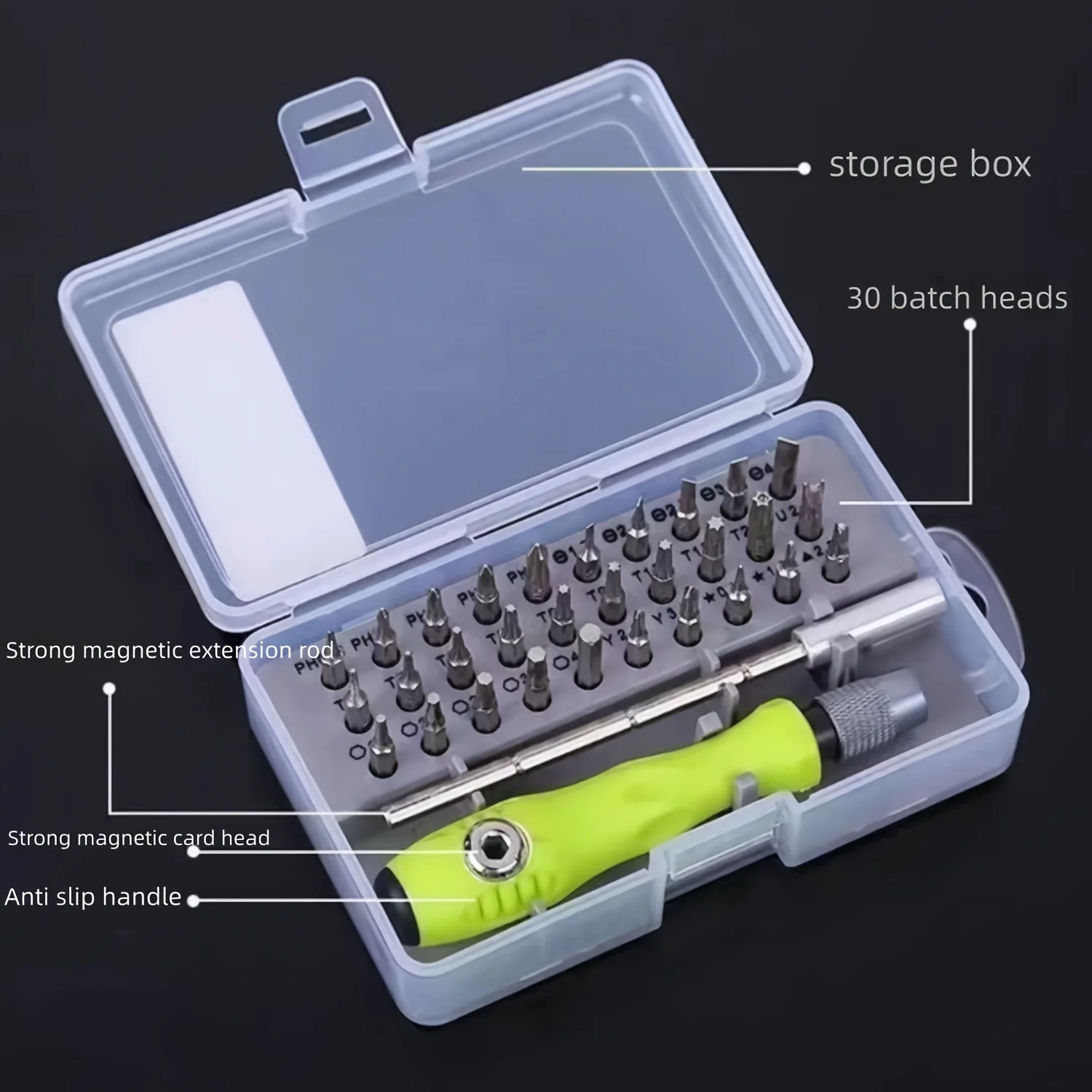 Screwdriver Set 32 In 1 Multi-functional Mobile Phone Repair Tool Hardware Screwdriver Combination Mini Screwdriver Set