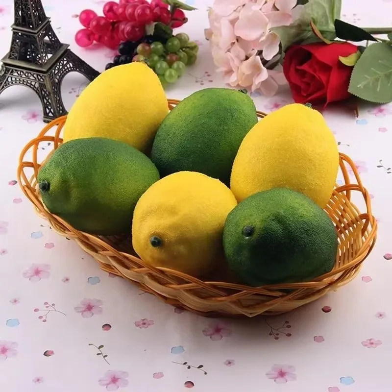 Artificial Lemon Fruit Home Decoration Theater Props Stage Decoration Props