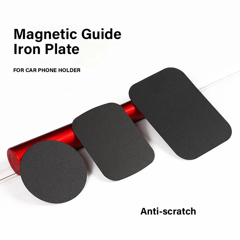 Anello Magnetico In Lamiera Antigraffio Piastra Smerigliata In Lamiera Di Ferro Adesivo Magnete Per Auto Supporto Per Cellulare In Scaglie Per Iphone 
