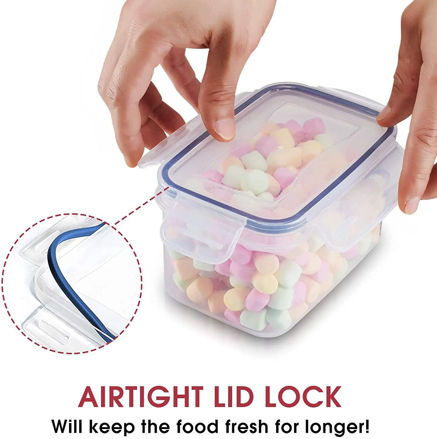 Refrigerator storage box, fresh-keeping box 4