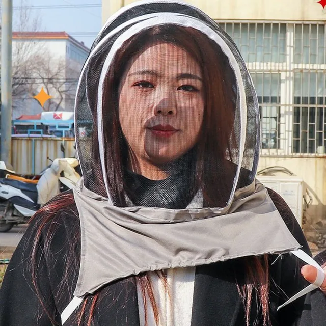 مكافحة قبعة النحل النحال خلية النحل تربية النحل قبعة رعاة البقر البعوض النحل شبكة حشرات الحجاب رئيس الوجه حامي معدات تربية النحل