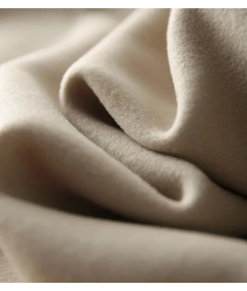 Elegant Fashionable Double-sided Woolen Short Jacket For Women Loose-fit Versatile Top Spring Autumn New Arrival