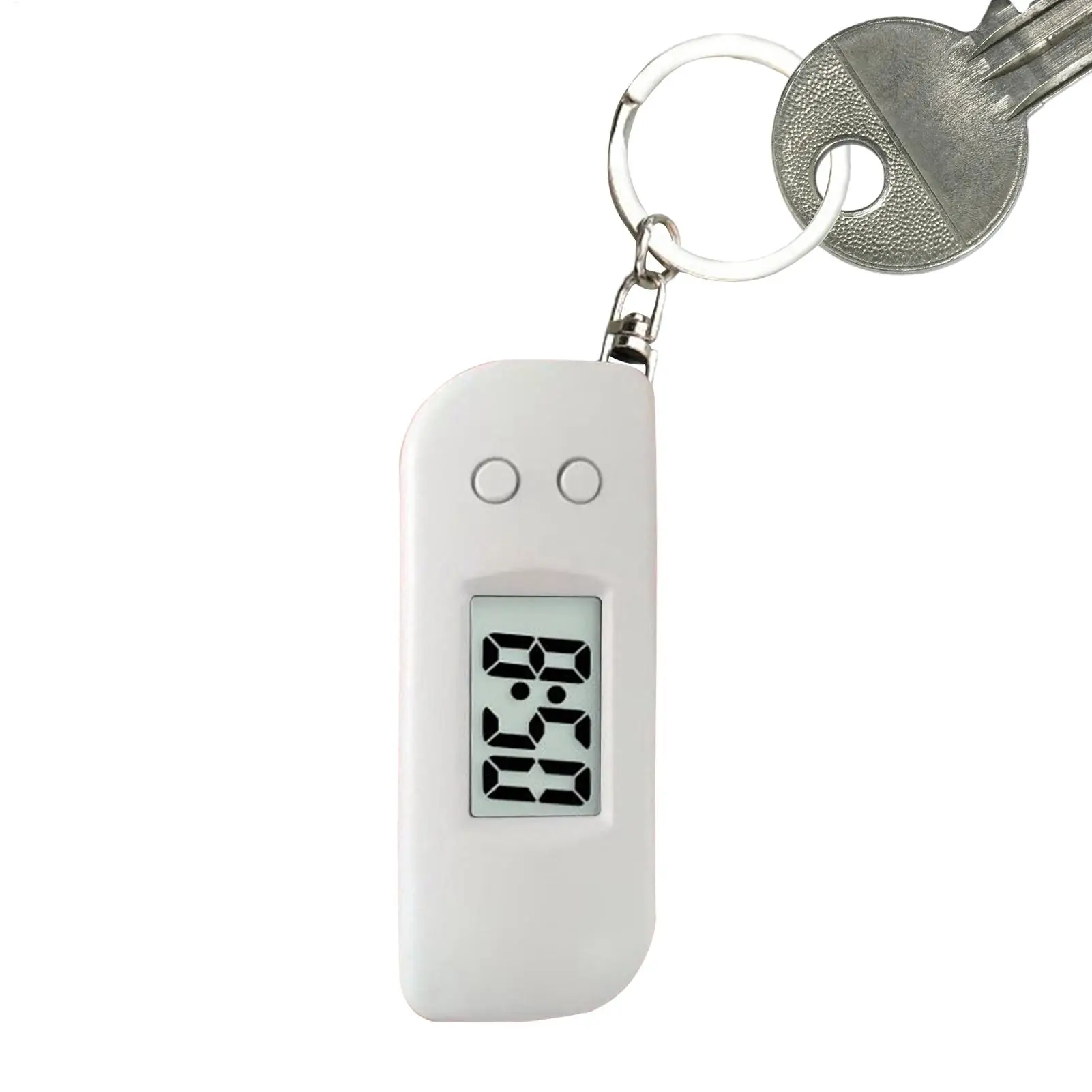 Luminous LED Keychain Pocket Watch for Children Silent LCD Digital Display Portable Student Exam Study Desktop Clock Man Woman