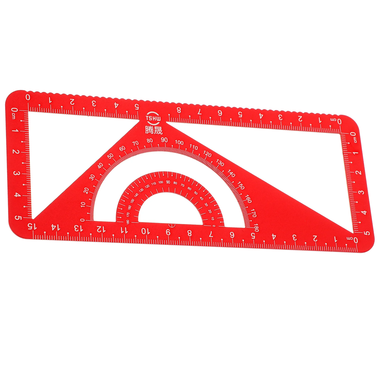 

Square And Cartabon Technical Drawing Triangular Scale Ruler Metal Office Drafting Aluminum Alloy Drawing Measurement Tools