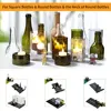 19Pcs Glass Bottle Cutter Tool Square Round Wine Beer Glass Sculptures Cutter Machine for Beer Glass Cutting Bottles Holder DIY 4