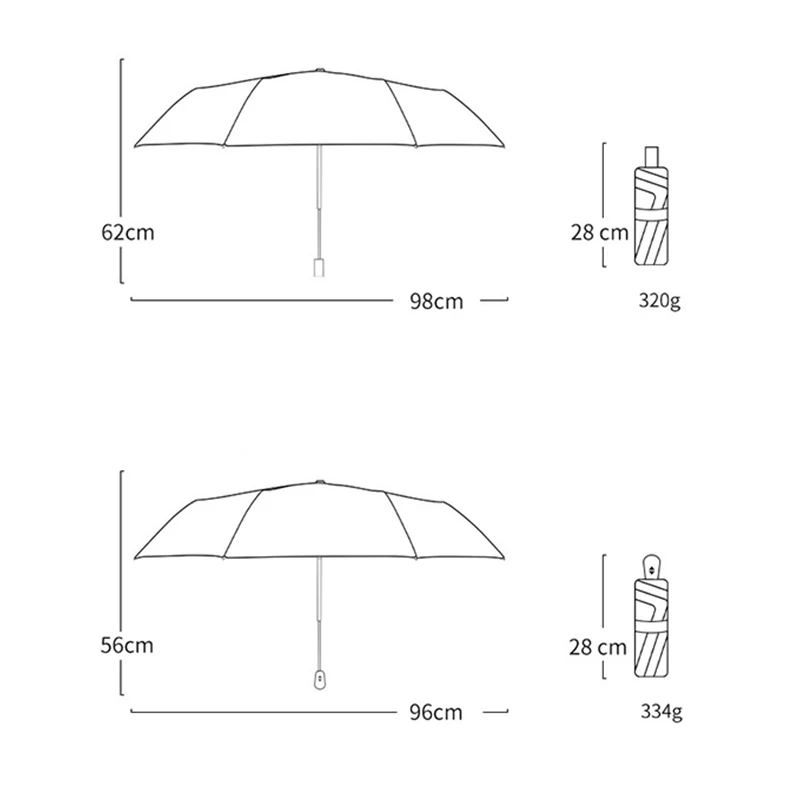 Sunshade Umbrella,Folding Umbrella,Cute cat pattern,UV umbrella,Wind Resistant,UV Blocking,Portable rain gear for travel,1PC
