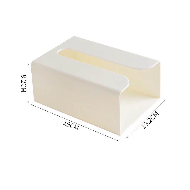 Tissue Box Toilet Paper Case Desktop Napkin Bathroom Wall Mounted