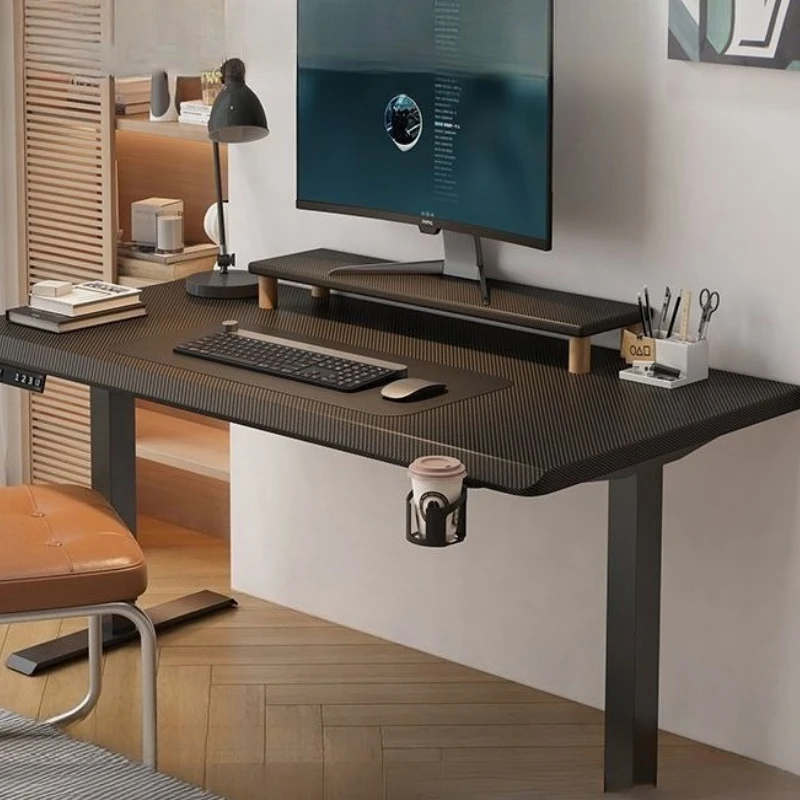 Solid Wood Electric Adjustable Computer Desk Smart Gaming Desk Home Study Table Office Desk Workstation Writing Table Style
