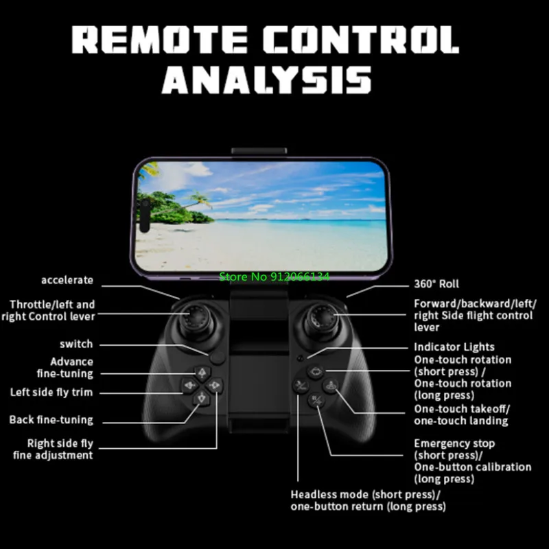 위성형 광학 흐름 포지셔닝 WIFI FPV RC 드론 8K 듀얼 카메라 헤드리스 모드 LED 조명 리모컨 쿼드콥터