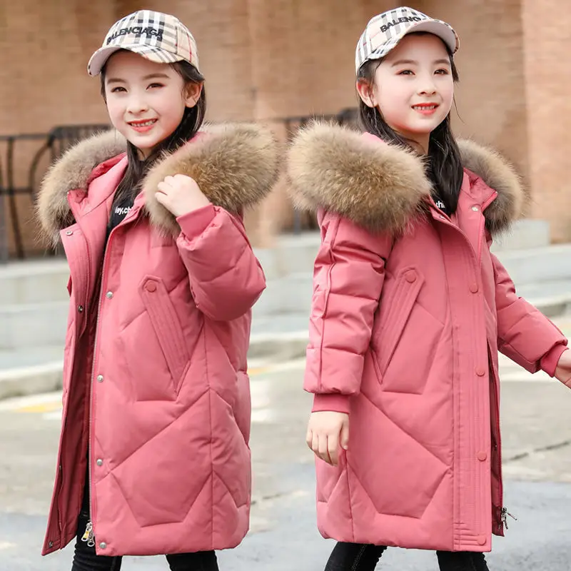 Down Jacket Children Jackets Girls Coat Winter Parka Outerwear