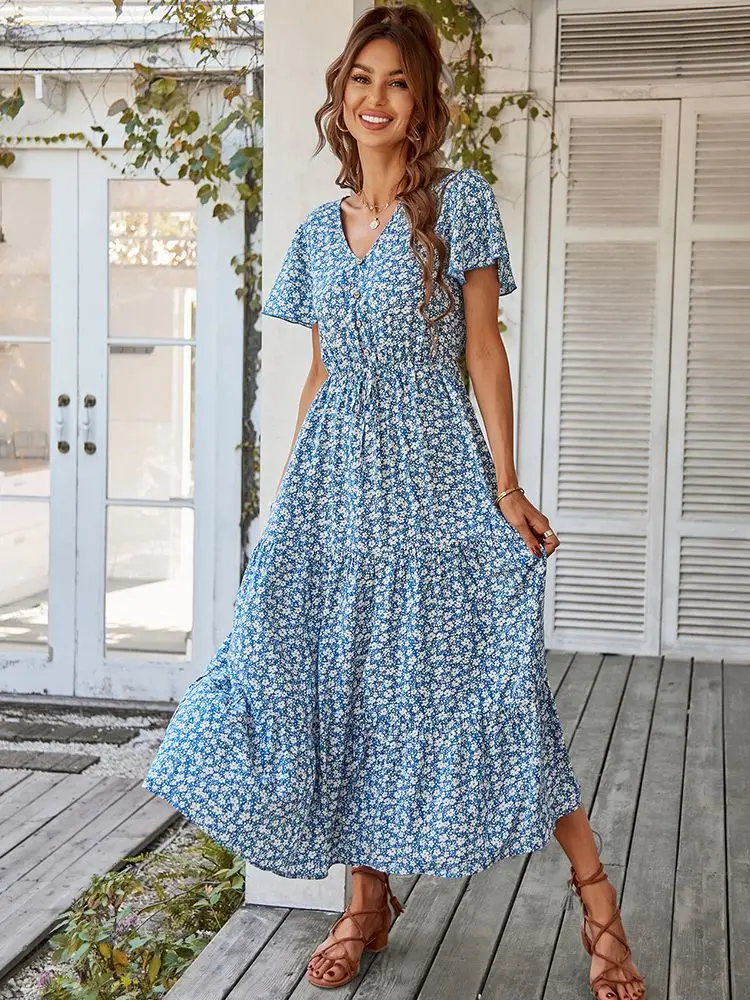 ZEROPLANET★韓国★人気★Flory Lace-up Flare Dress 2色 cotton lace flare mini onepiece – BUNNY APARTMENT