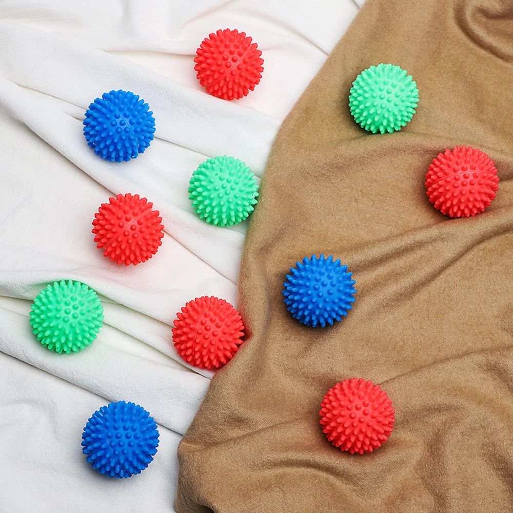 2/10pcs Laundry Balls Reusable Washing Machine Laundry Dryer Ball Soft Plastic Cleaning Tools Accessories Trockner Ball