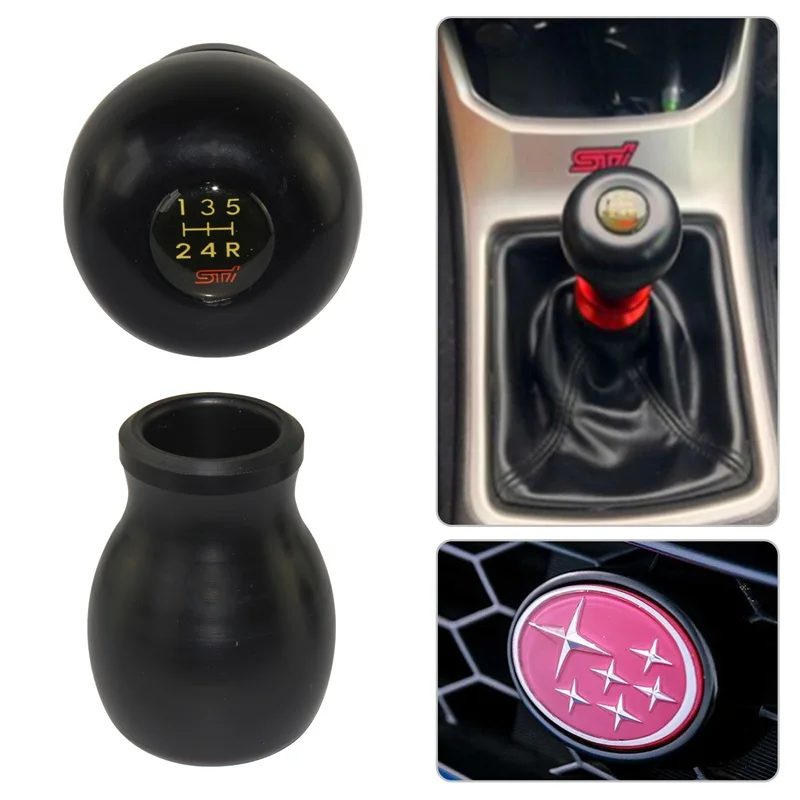 サブラックスプレッサ用ブラックナイロンシフトノブ,araLa gda