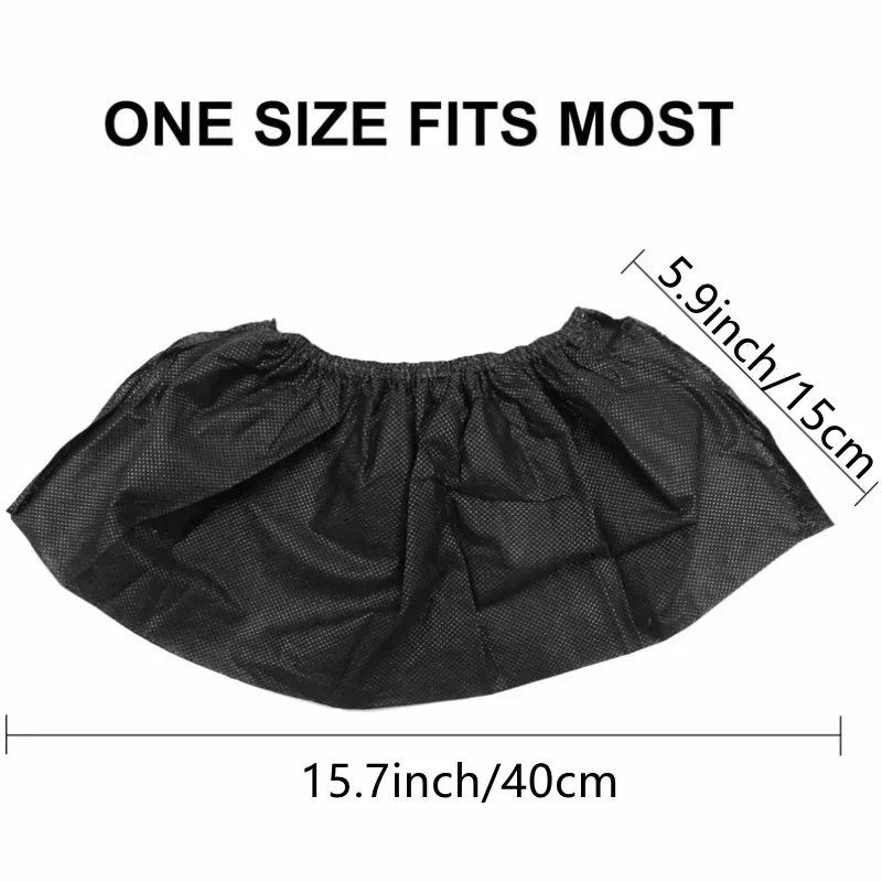 Disposable Boot Shoe Covers 100 Count Foot Booties Shoe Coverings Non Slip Shoe & Boot Covers for Indoor Outdoor Home Workplace 3
