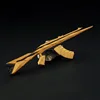 Valorant Weapon Vandal Araxys Golden 18cm Metal Weapon Model Keychain Game Peripheral Machine Gun Display Gifts Toys for Boys 3
