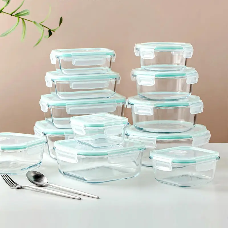 Fiambrera De Vidrio Borosilicato Freska – Hermética, Libre De BPA, Apta Para Microondas Y Congelador (varios Tamaños)