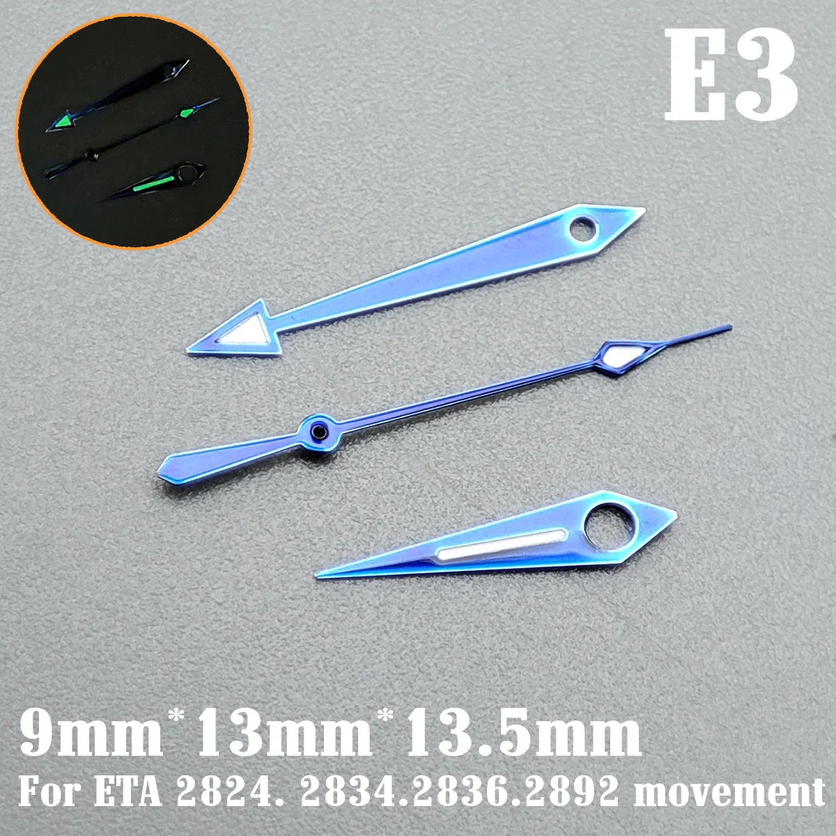 Green Super Luminous Watch Hands