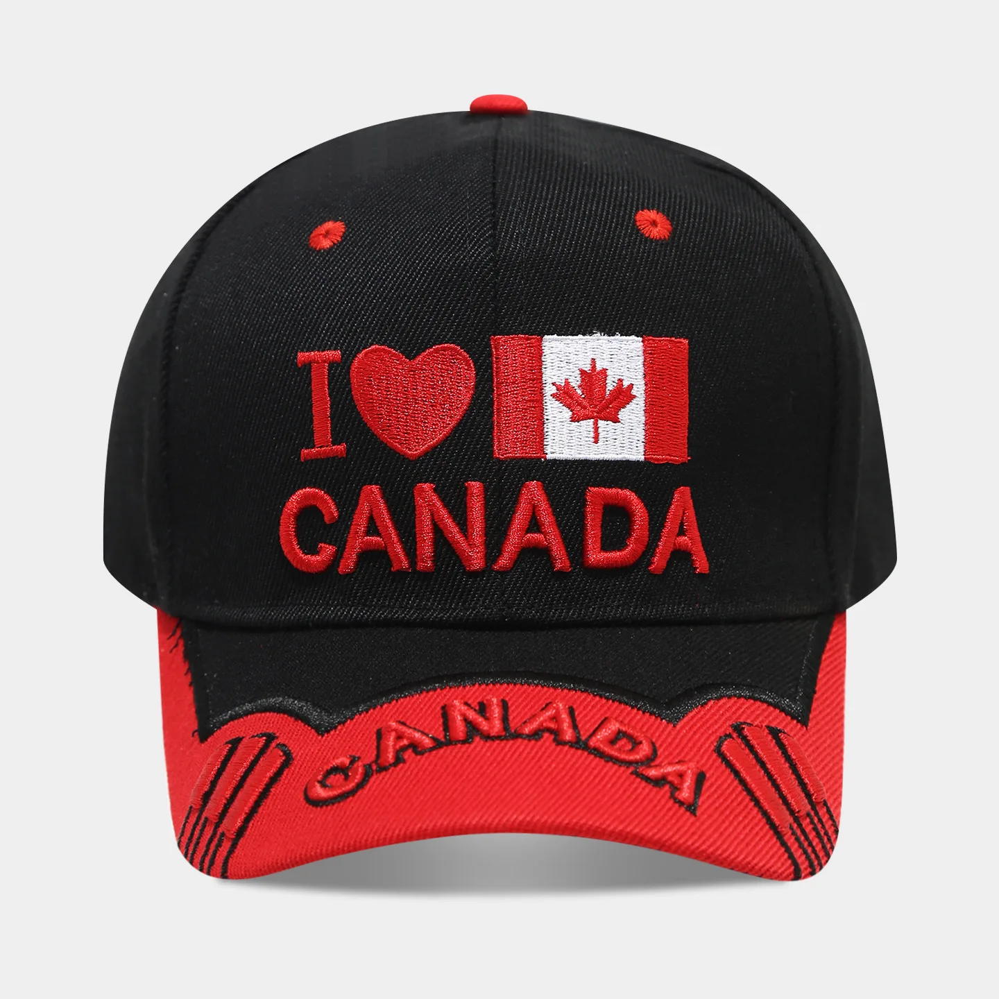 Yeni KANADA Bayrağı Akçaağaç Yaprağı 3D Beyzbol Şapkası erkek Açık Hava Eğlence Trendy Güneşlik Kap Kadın Spor Snapback Sivri Kap