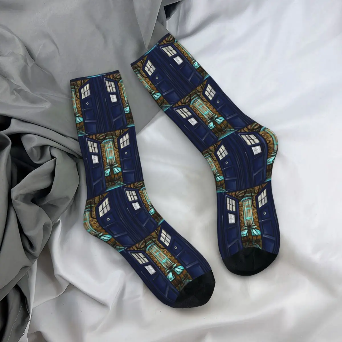 

Spaceship Interior Men Women Socks Outdoor Novelty Spring Summer Autumn Winter Stockings Gift