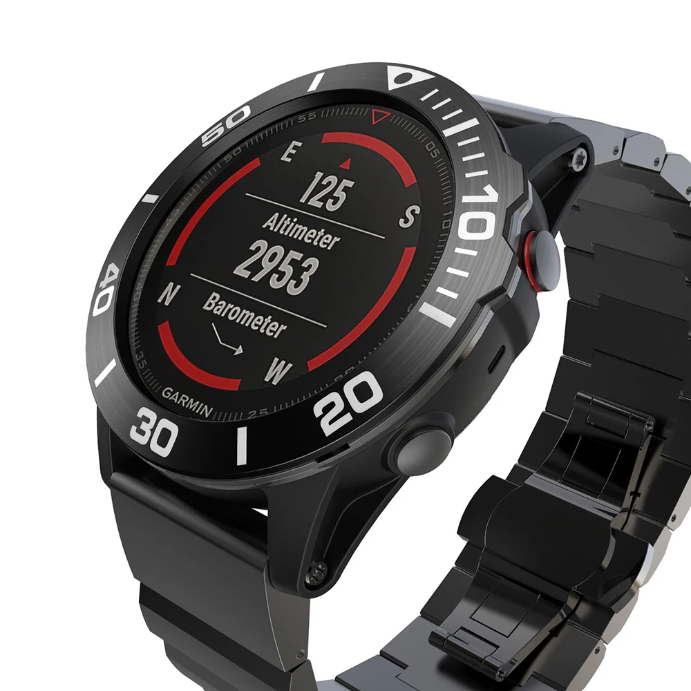 Kaufe 3in1 Smart Protection Rahmenschale Für Garmin Fenix ​​6 6s