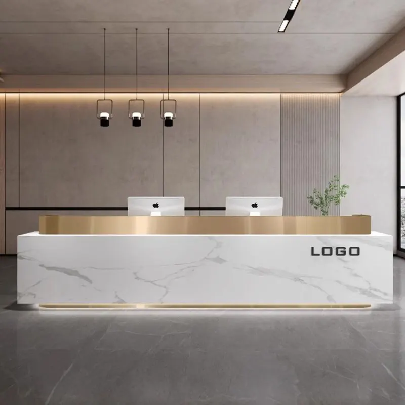 Shop Cash Counter Reception Desk Checkout Clinic Mobile Luxury Reception Desk Outdoor Rezeption Desk Beauty Office Furniture