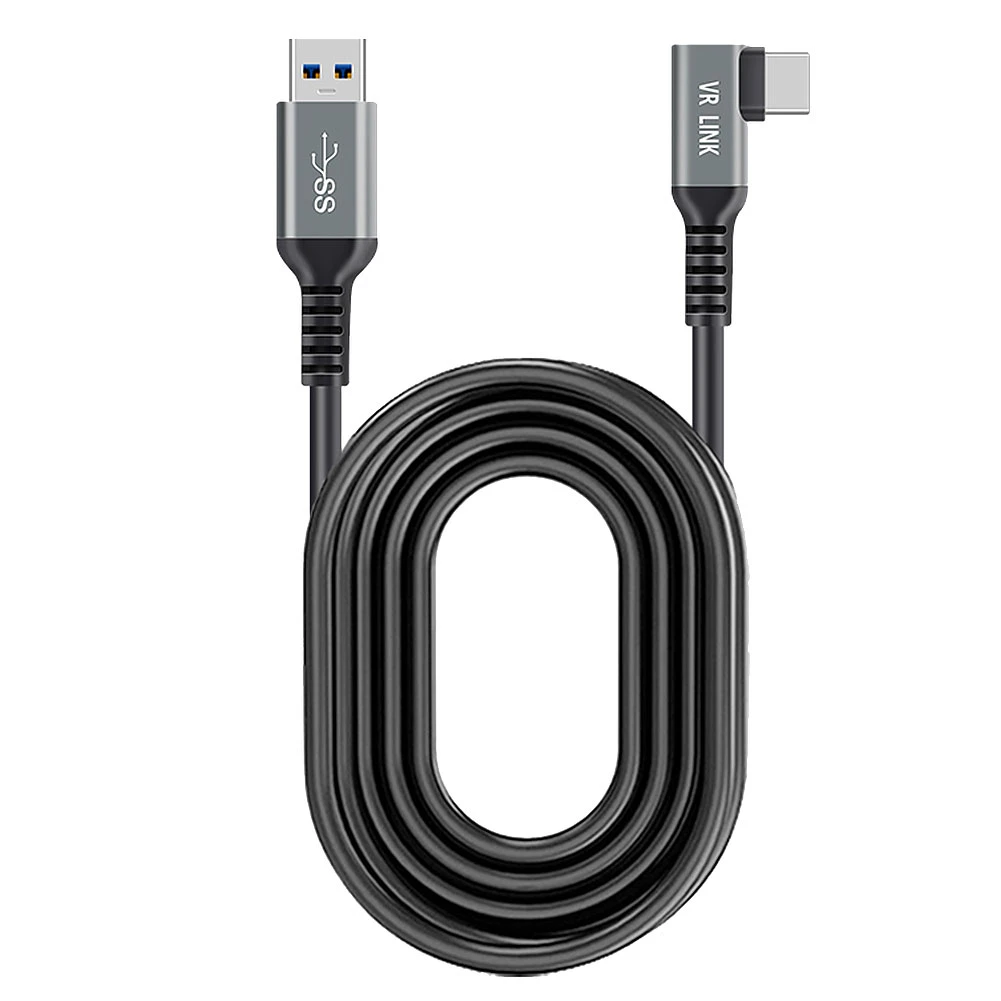 For Oculus Quest 2 Link Cable Usb 3 2 Gen 1 For Oculus Type C To Usb A Data Transfer Cable Quick Charge 5m Steam Vr Accessories Aliexpress