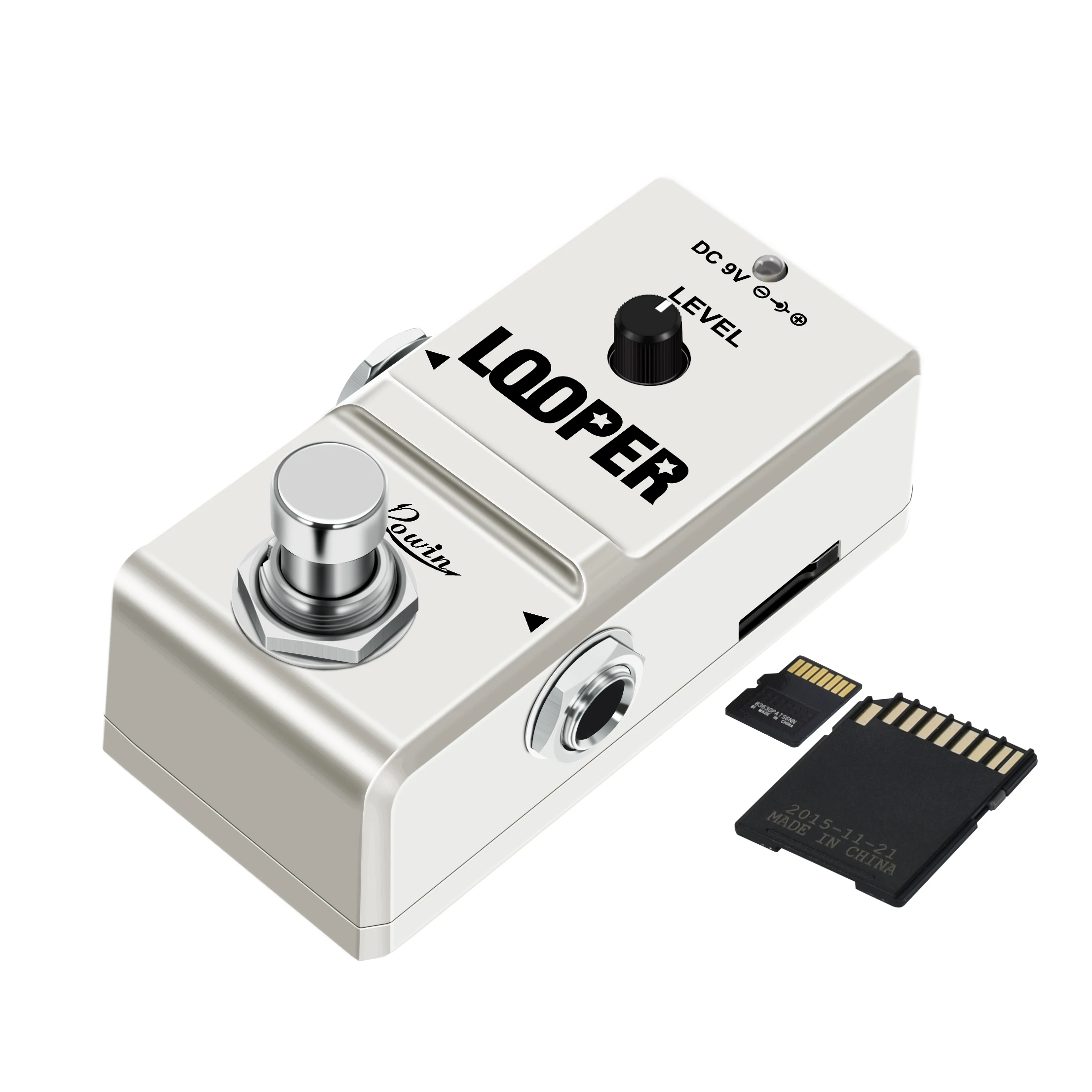 48K NANO Looper Electric Guitar Bass Effect Loop Pedal 10 Mins of Recording Unlimited Overdubs USB Port Bypass Mini