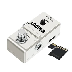 Enhanced Nano Looper Pedal - Unlimited Overdubs & USB Connectivity (Looper 1GB TF Card)