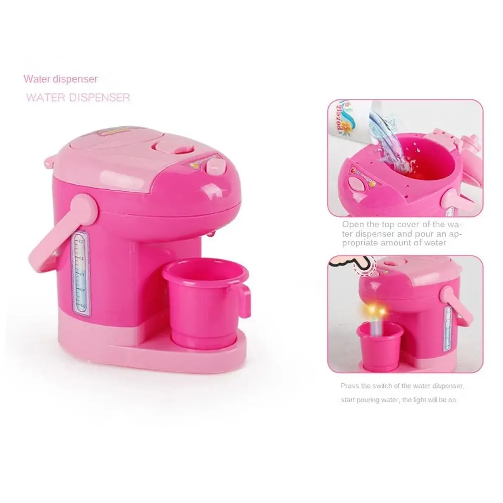 Coffee Machine Household Appliances Toys Vacuum Cleaner Toaster Blender Pretend Play Set Cooking Sweeper Kitchen Toys