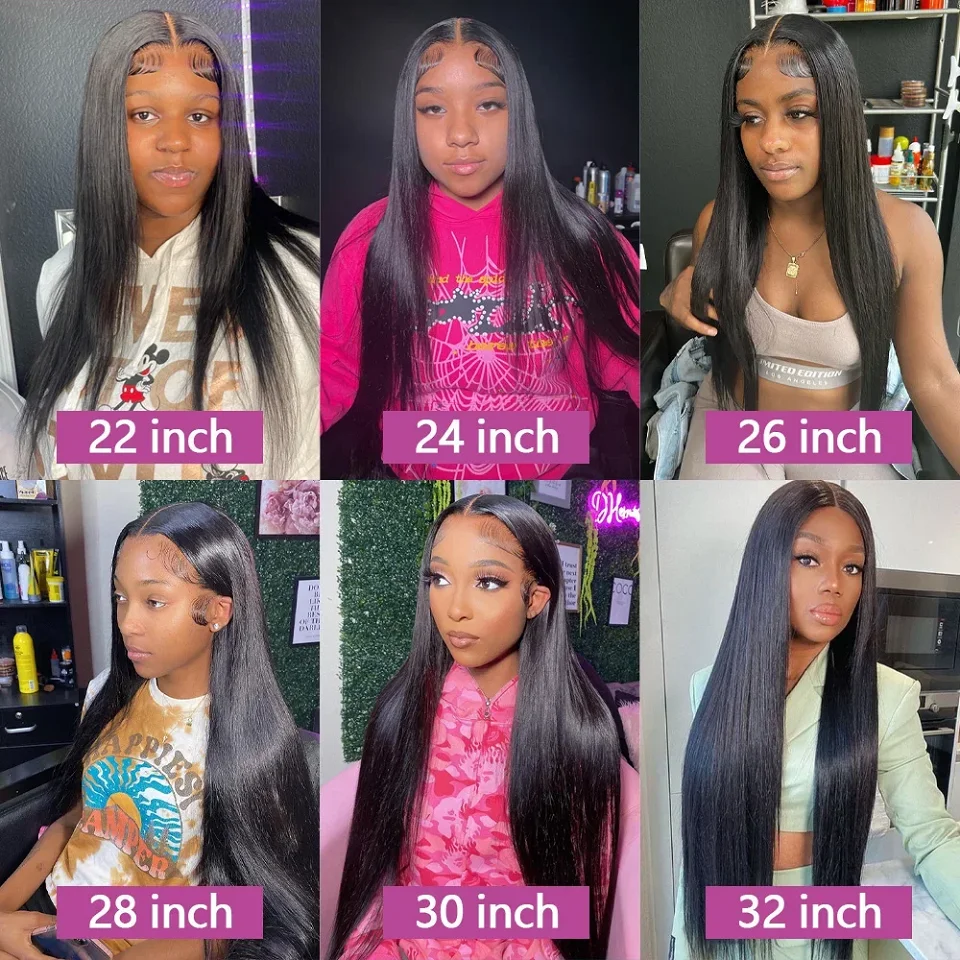 Brazilian 30 40 Inch Raw Virgin Unprocessed Human Hair Extensions Bone Straight Human Hair Weave Bundles 1/3/4 Pcs Double Wefts 5