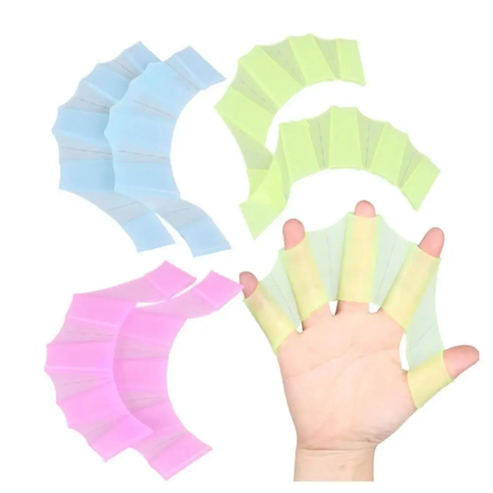 Pool Accessory Water Sports Frog Type Finger Wear Swim Pool Paddles Swimming Flippers Hand Finger Fin Webbed Hand Web