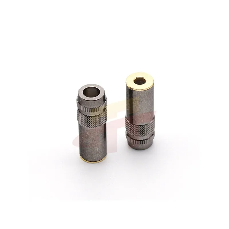 알루미늄 합금 쉘 암 5 극 오디오 커넥터, 밸런스드 인터페이스 스피커 터미널 헤드폰 플러그, 4.4mm 잭, 10 개