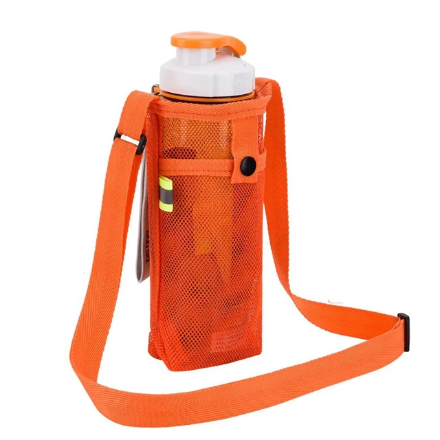 Water Bottle Holder Carrier with Adjustable Shoulder Strap Portable Water  Bottle Carrier Bag for Fishing Camping Outdoor Sports - AliExpress