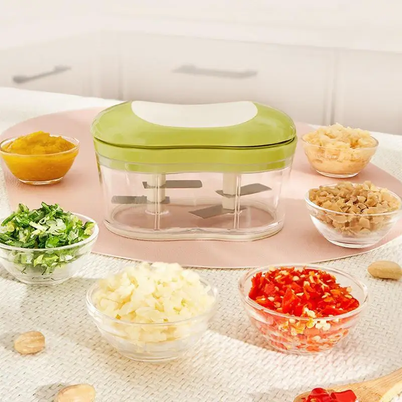 

Portable Manual Garlic Masher Crusher Food Chopper Multifunctional Ginger Onion & Meat Multi Chopper For Vegetables Kitchenware